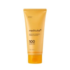 MEDICUBE , KOJIC ACID TURMERIC TONING CLEANSER 120g